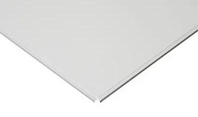 Потолок кассетный Grand Line (Board) 595х595 мм (0.3мм) белый матовый (алюминий)